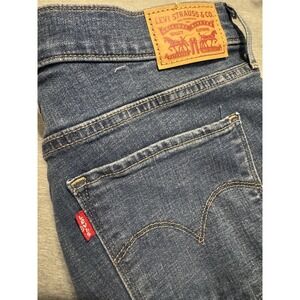 Levi's 311 Shaping Skinny Jeans Women's 31 Medium Wash Stretch Denim Mid Rise